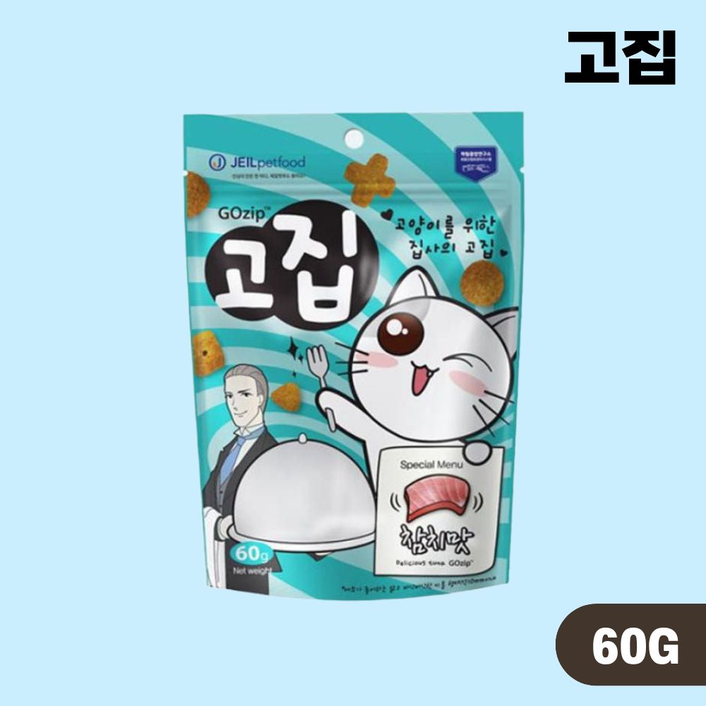 고집 고양이 이빨과자 치석제거 4종 콤보, 60g, 4개 - 상세 이미지 4