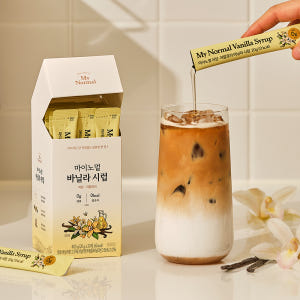 마이노멀 저당 저칼로리 카페시럽 스틱형 바닐라 20g 20포 맛있게 먹은 솔직 후기 - 상품 이미지 2