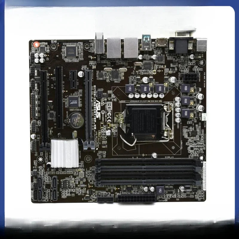 PCI 슬롯 DP 듀얼 네트워크 포트 메보드 M1151 핀 DDR4가 포함된 ASUS호환 Q170M-C/D820MT용