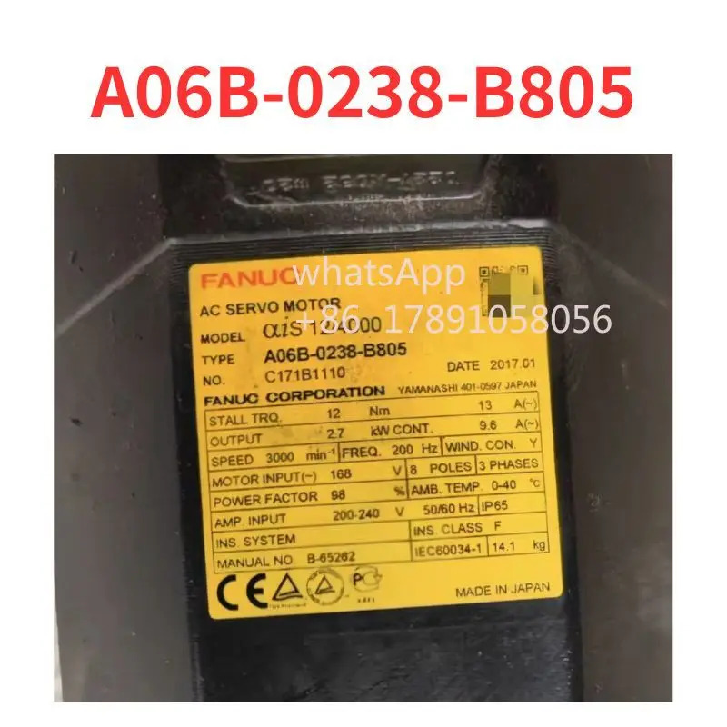 A06B-0238-B805 샤프트 모터 리퍼 완료