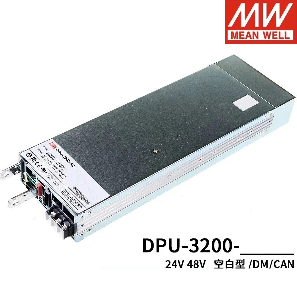 MEAN WELL DPU-3200-24 24V 133A 3192W DPU-3200스위칭 전원공급장치 3200W 고효율 PFC 병렬 조정 가능