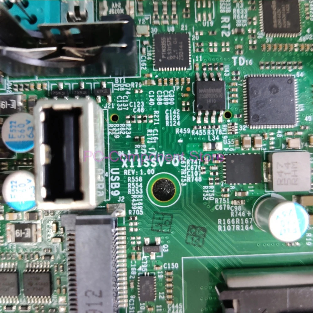 SuperMicro 서버 마더보드단일 채널 LGA1151 Q170 Mini-ITX 소형 보드 X11SSV-Q