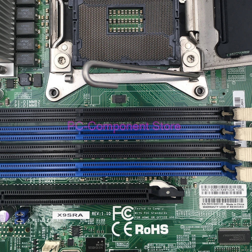 슈퍼마이크로 마더보드 LGA2011 E5-2600/1600 V1/V2 ECC DDR3X9SRA
