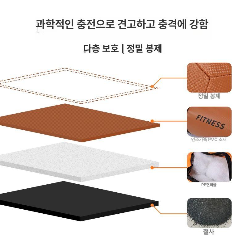 불가리안백 5kg 모래 헬스장 주머니 웨이트 홈프레이닝 휴대 운동 백 모델 - 상세 이미지 2