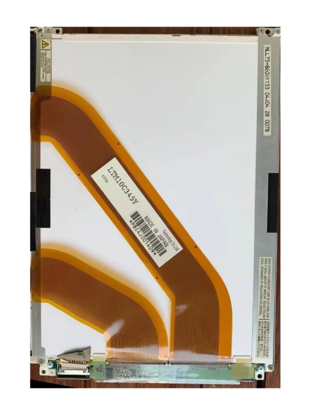 오리지널 LTM10C345Y LCD 디스플레이 화면