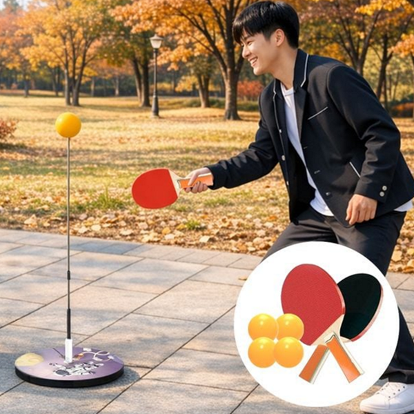 셀프 탁구 연습기 개인 탁구 훈련기 실내 가정용 보드 - 상품 이미지