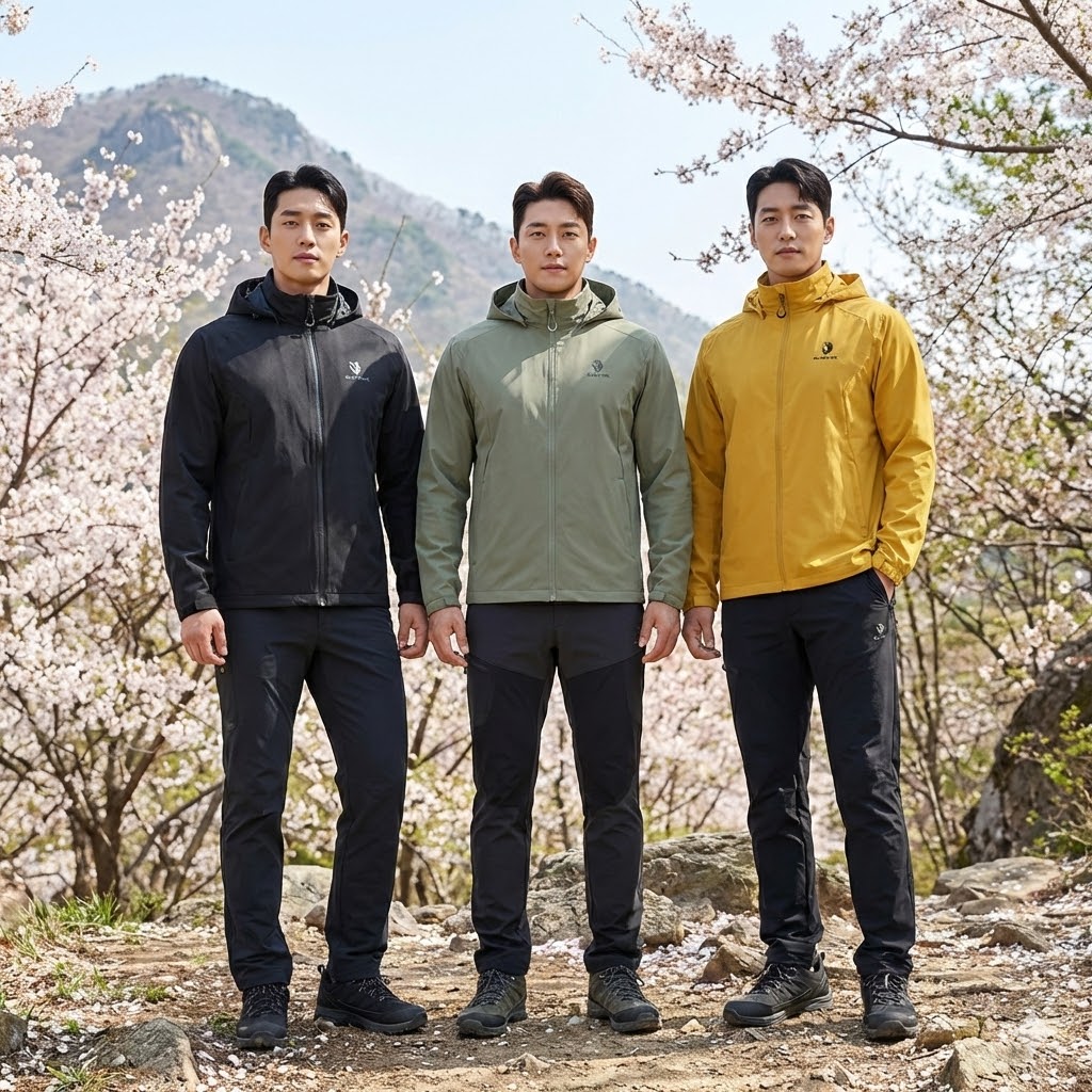블랙야크 남성 봄 간절 아웃도어 항균 방풍 2L 바람막이 등산자켓 - 상세 이미지 5