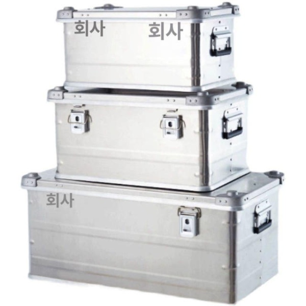 프리미엄 클래식 캠핑 테이블 박스 카키 보관함 정리함 30L 51.5x32x23cm 30L 51.5x32x23cm 알루미늄 수납함 - 상세 이미지 5