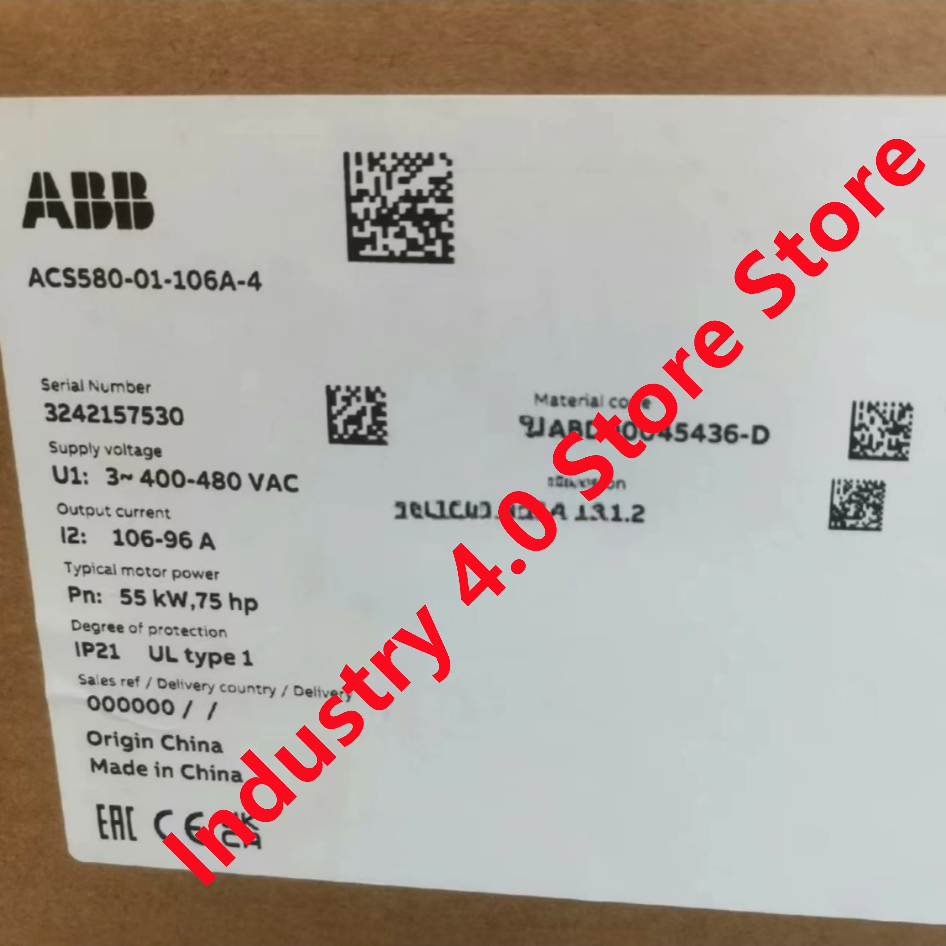 ACS580-01-106A-4 오리지널 신