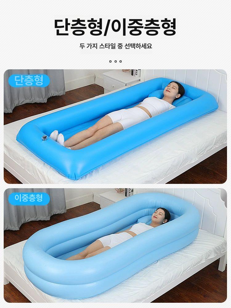 간이 와상 환자용 노인 목욕용 펌프 포함 이동식 마비 단층 전동 팽창 전동 샤워 수리 키트 - 상세 이미지 4