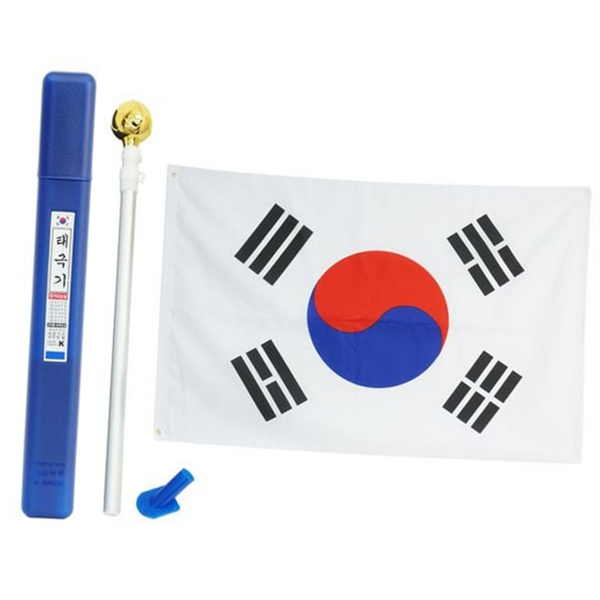 접이식 태극기 거치대 가정용 태극기 국기봉 국경일 광복절 현충일 - 상품 이미지