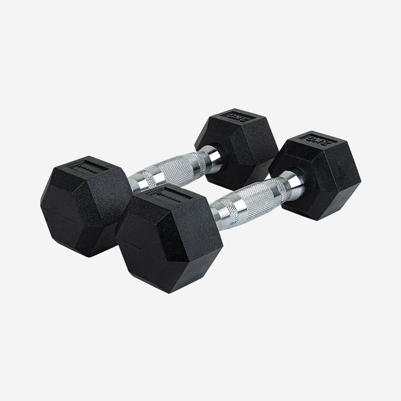짐맨 PEV 육각 덤벨 냄새없는 아령 2kg, 2개 - 상세 이미지 2