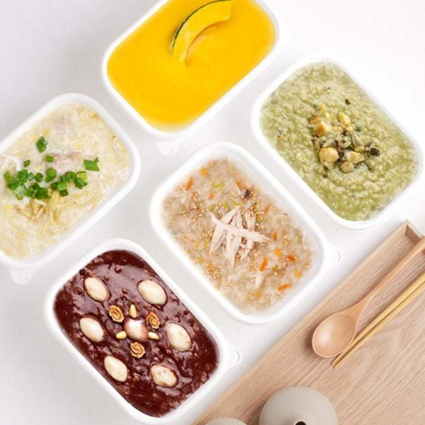 테이크아웃 일회용 용죽 용기 반찬 배달 포장 용기 사각 음식 - 상품 이미지