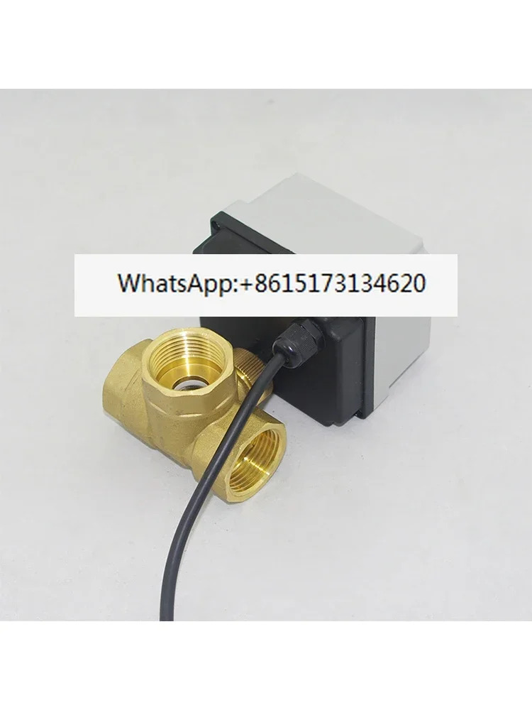 220V 2-3방향 24V 전기 볼 밸브 4점 6점 1인치 2인치 DN15 20 25 3선 2제어