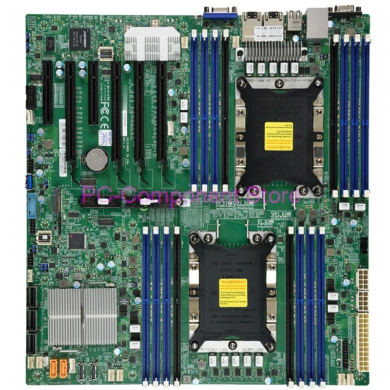 Supermicro 양방향 서버 마더보드 C622 LGA3647 DDR4 듀얼 10기가비트 전기 포트 X11DPi-NT용