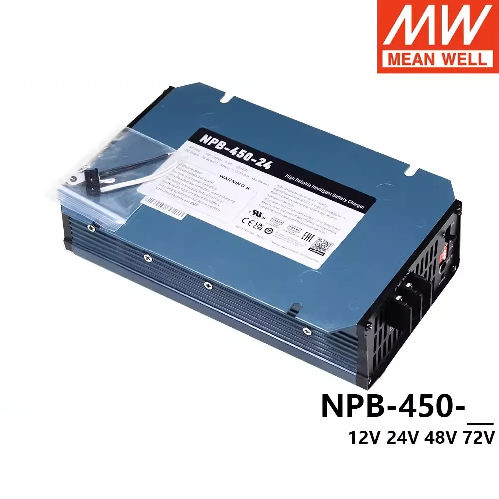 MEAN WELL NPB-450 NPB-450-12 NPB-450-24 NPB-450-48 NPB-450-72 450W 세그먼트 납산 배터리 스위칭 전원공급장치