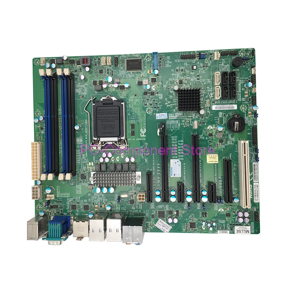 Supermicro X9SAE-V LGA 1155 지원서버 마더보드 1200V2 시리즈 C216 칩 DDR3 완전 리퍼