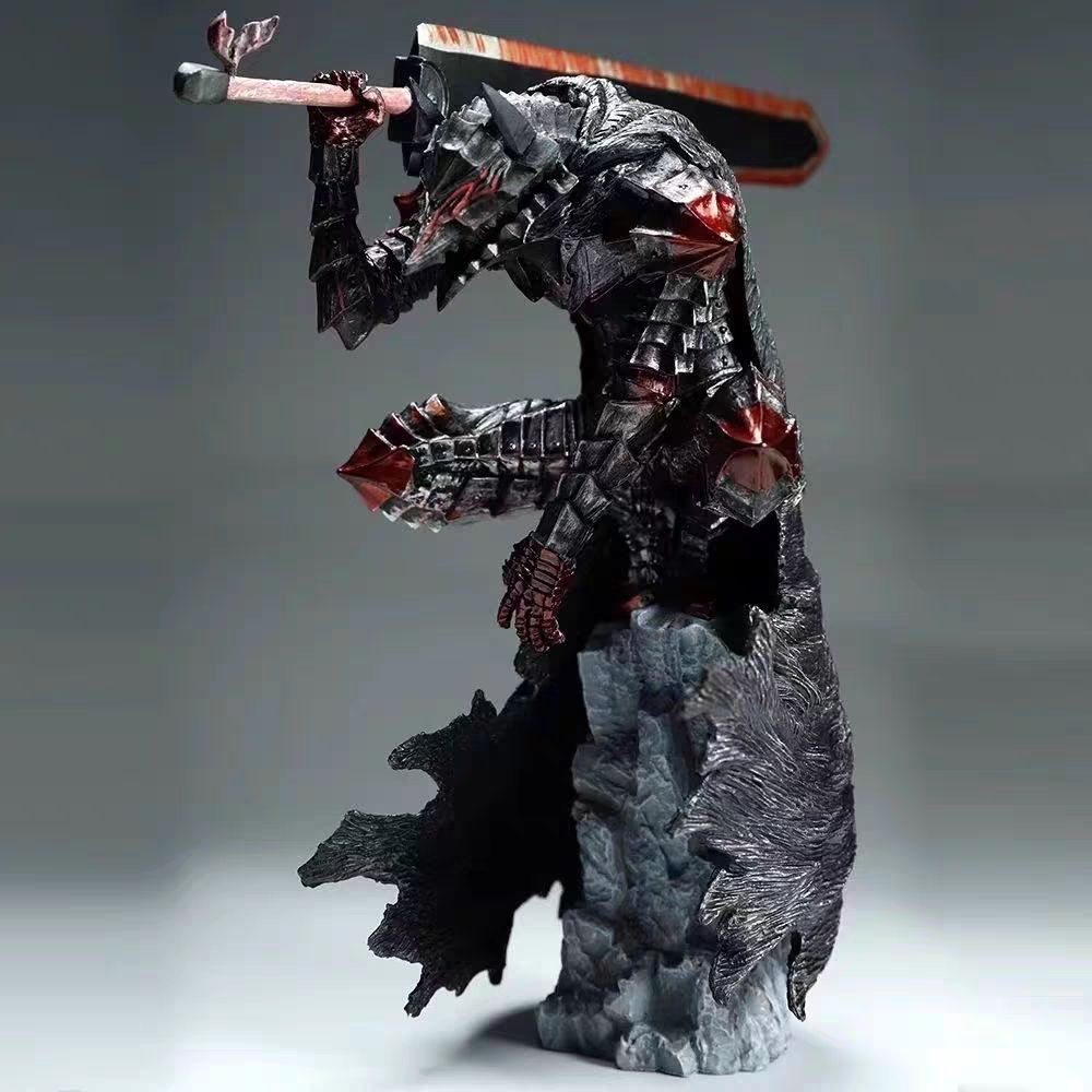 베르세르크 가츠 광전사 피규어 스태츄 동상 A. 가츠 피 묻은 버전 높이 약 25cm - 상세 이미지 3