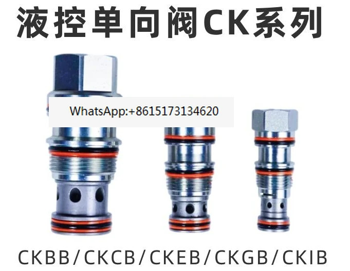 유압 스레드 카트리지 밸브 제어 체크밸브 CKBB/CKCB/CKEB/CKGB/CKIB 잠금 장치