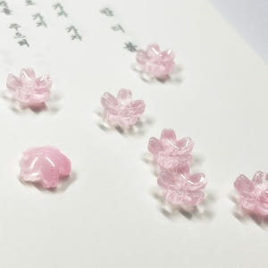 벚꽃 비즈 재료 만들기 키링 팔찌 악세사리 공예 부자재 끈갈피 DIY 거... 실사용 후기 | 효과 있을까? - 상품 이미지 4