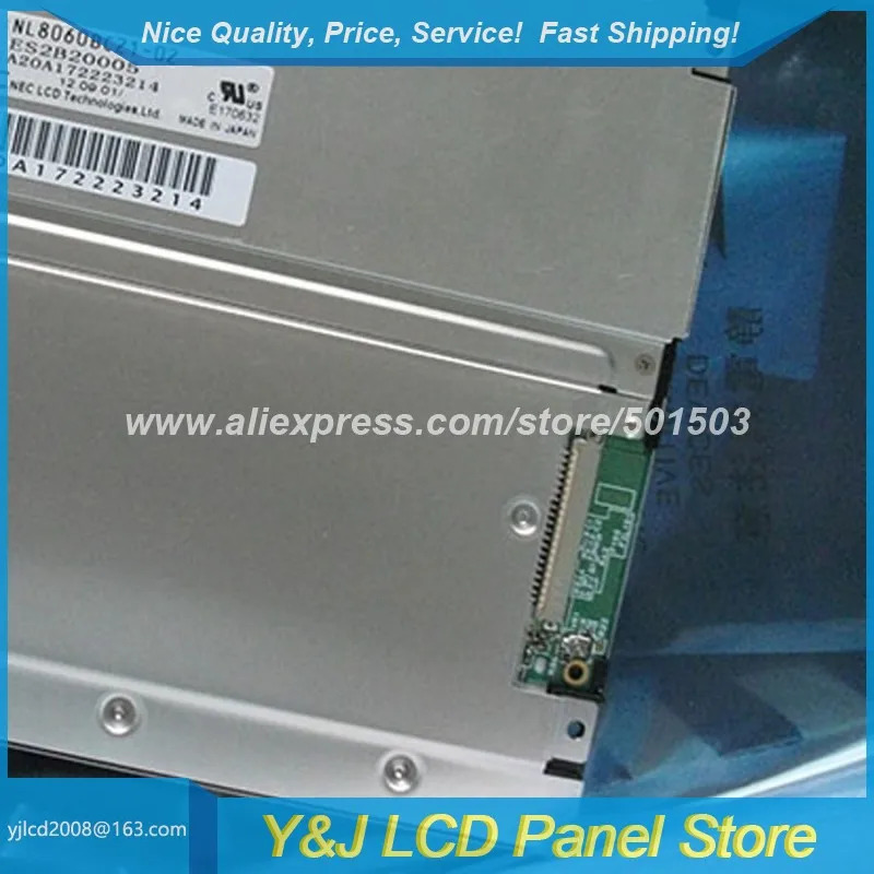 8.4 NL8060BC21-02N CCFL TFT-LCD 디스플레이 패널 800x600 전자해상도 모니터 화면