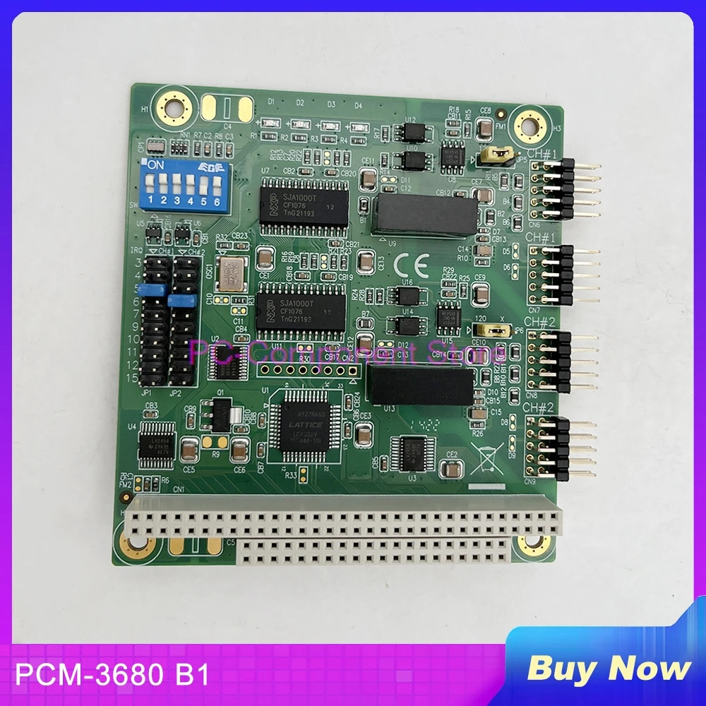 어드밴텍 PCM-3680 B12포트 CAN 카드 PC104 듀얼 채널 산업제어 마더보드