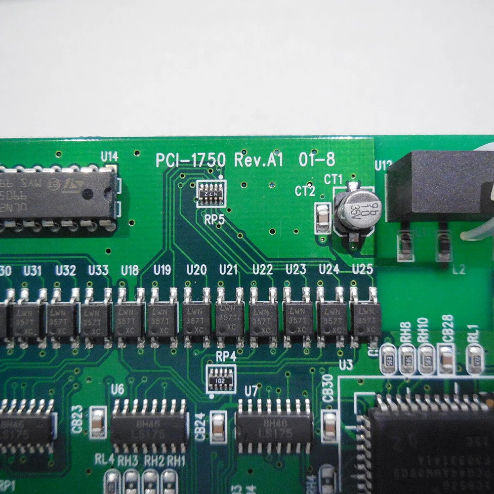 어드밴텍카운터 카드 32방향 절연 디지털 입력/출력 IO 데이터 캡처 PCI-1750 Rev.A1