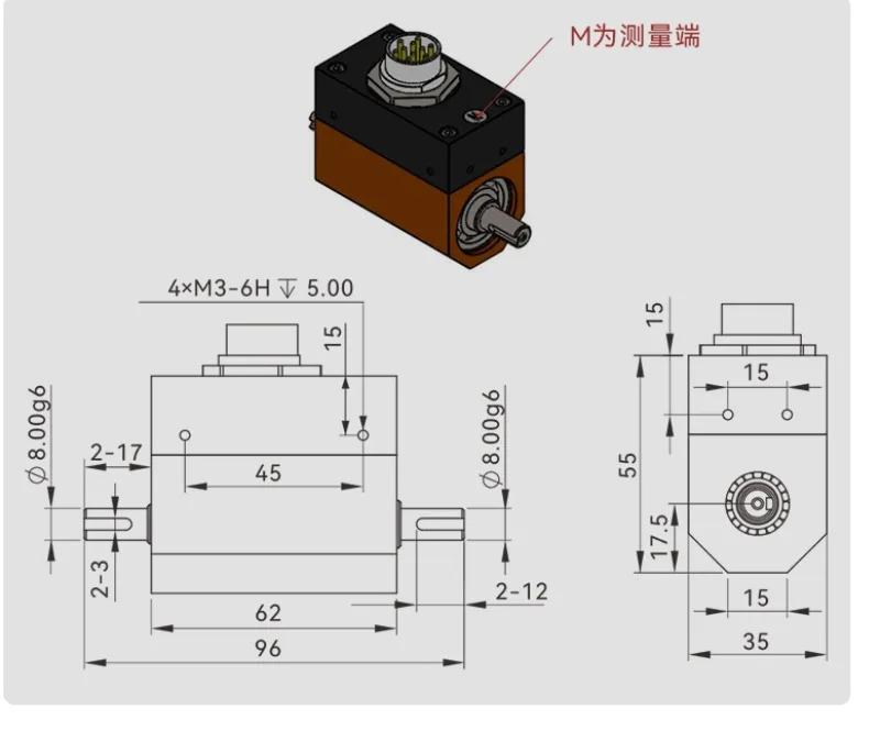 Spatuo SBT8121 동적 토크 센서 측정 장비 고정밀 감지