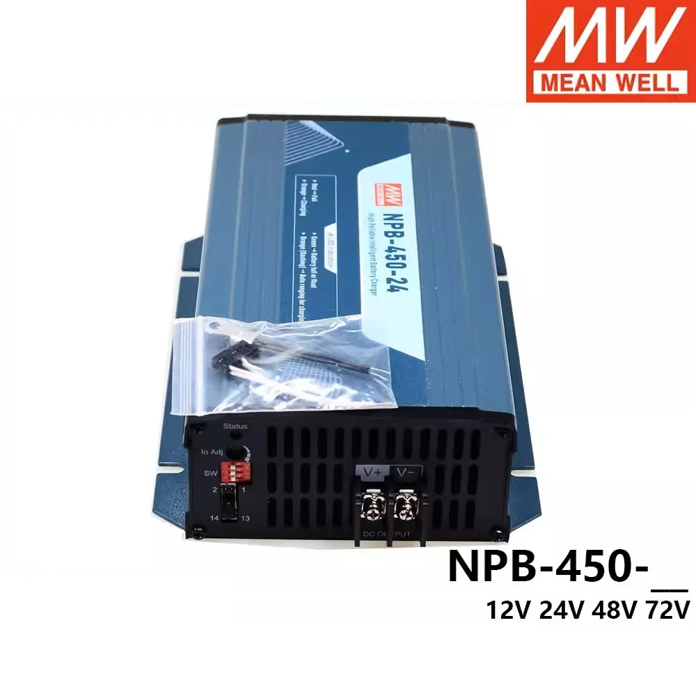 MEAN WELL NPB-450 NPB-450-12 NPB-450-24 NPB-450-48 NPB-450-72 450W 세그먼트 납산 배터리 스위칭 전원공급장치