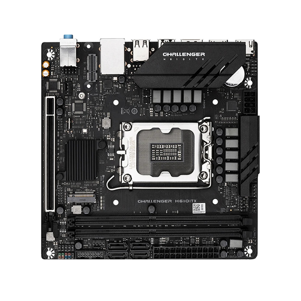 H610ITX 지원 대 프로세서 17x17 마더보드 D4 M.2 듀얼 HDMI DP