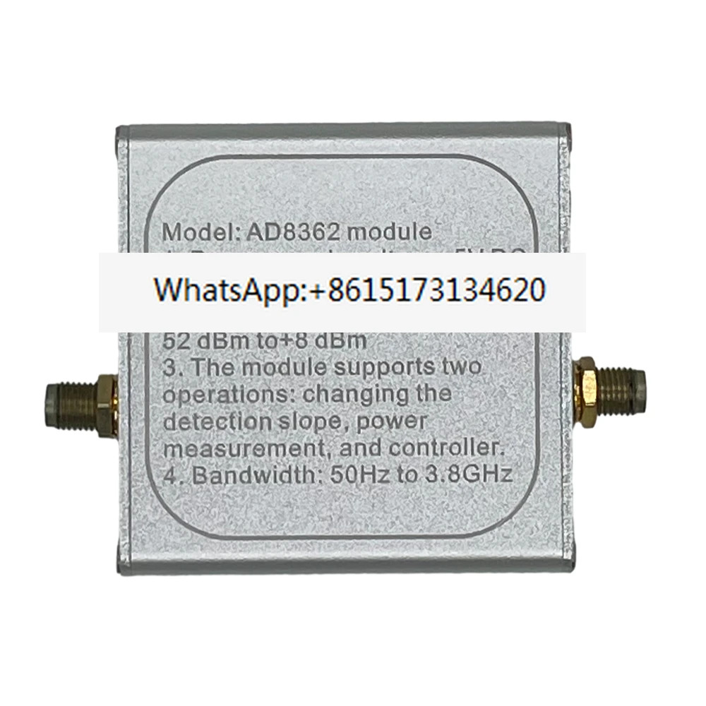 HT003 AD8362 모듈 로그 검출기 RMS 감지 50HZ-3.8GHZ 전력계