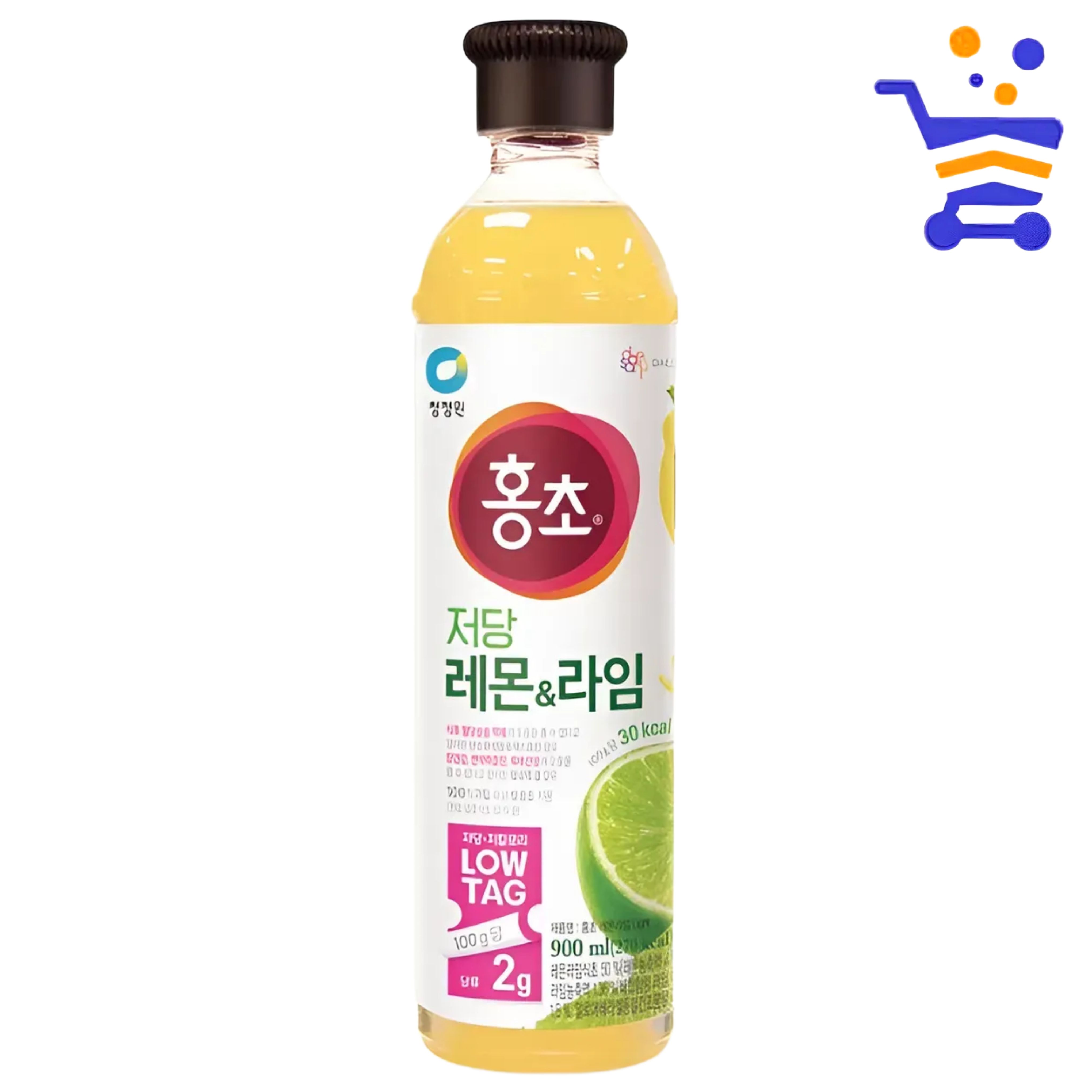 청정원 홍초 레몬&라임 저당기능성 900ml (7132) - 상품 이미지