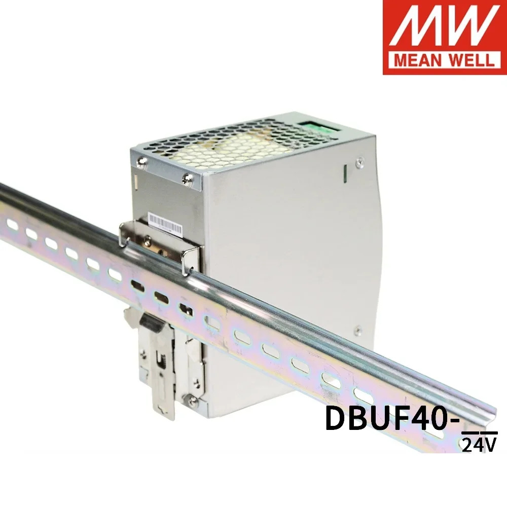 MEAN WELL 스위칭 전원공급장치 DBUF40 DIN 가이드 레일 24V/40A 버퍼 모듈 산업제어 장비