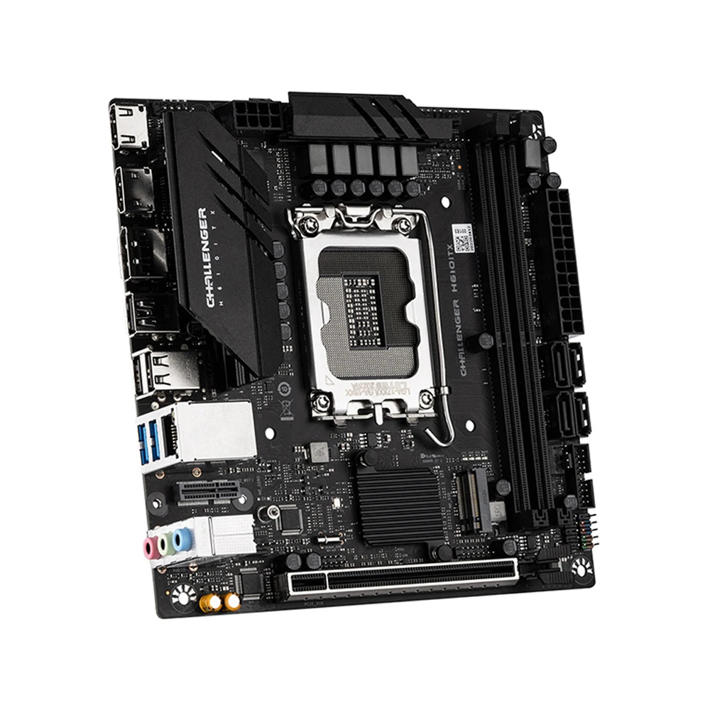 H610ITX 지원 대 프로세서 17x17 마더보드 D4 M.2 듀얼 HDMI DP