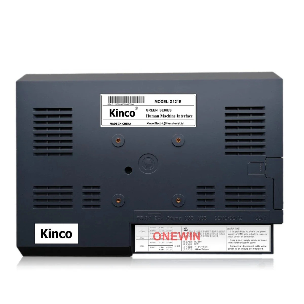 Kinco G121E HMI 터치 스크린 12.1 인치 이더넷 USB 3 통신 포트 호스트 인기계 인터페이스 MT4620TE 교체