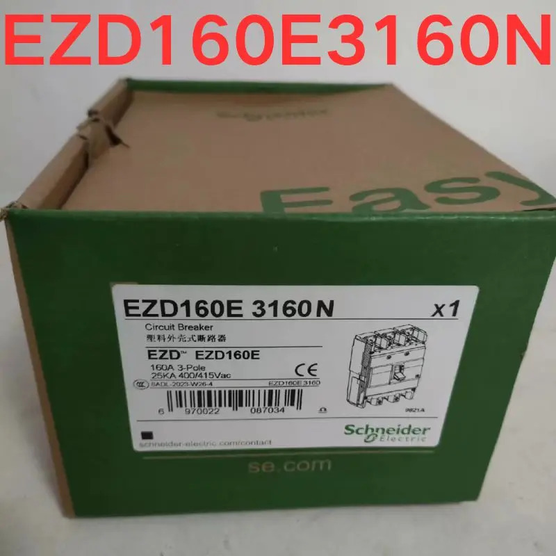 플라스틱 쉘 회로차단기 EZD160E3160N EZD160E3125N 신