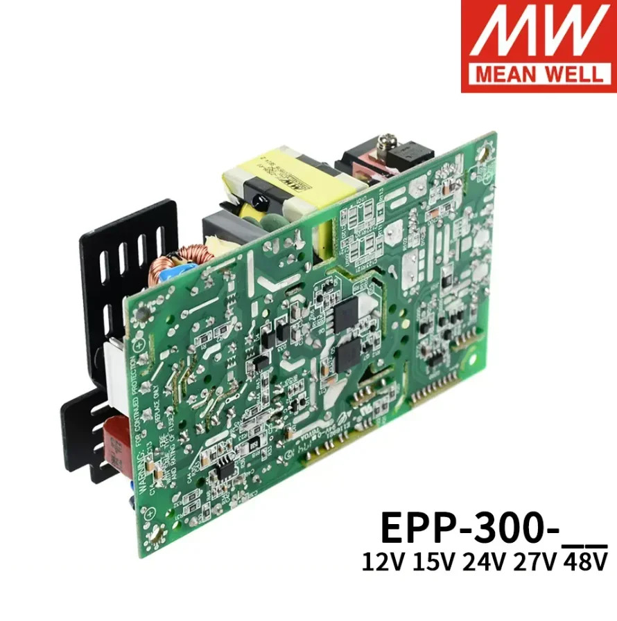 Mean Well EPP-300 300W 베어 보드 스위칭 전원공급장치12V 15V 24V 27V 48V 고효율 에너지 절약 저손실 SMPS