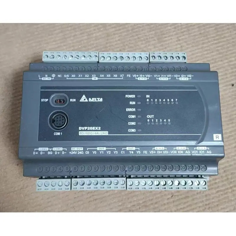 리퍼 DVP20EX200R PLC 프로그래밍 컨트롤러 완료