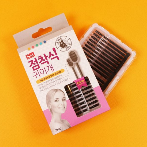 일회용 점착식 귀이개 위생 접착식 귀이개 면봉 휴대용 안전 - 상품 이미지