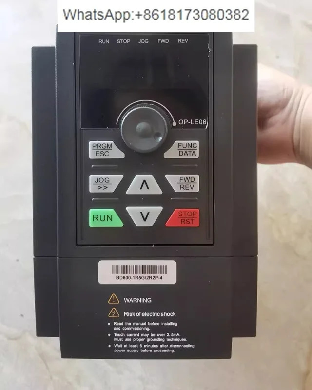 BD600-1R5G/2R2P-4 헤비듀티 범주파수 변환기 380V 0.75KW/1.5
