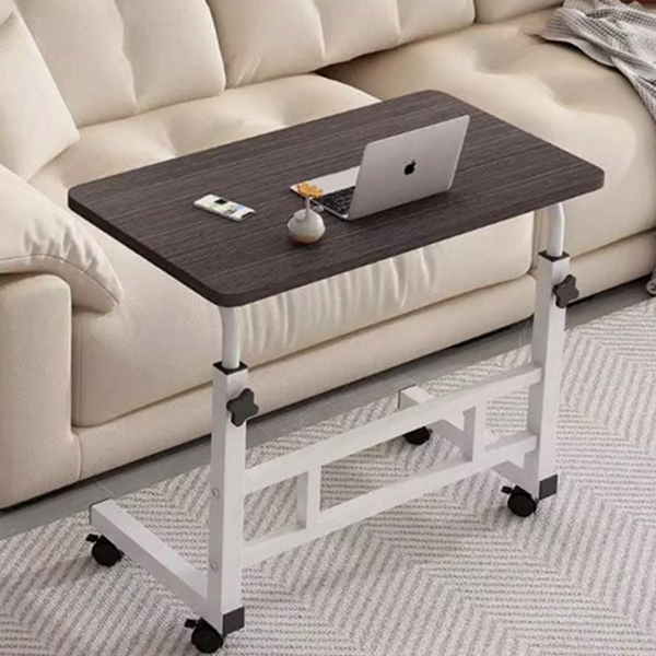 접이식 높이 조절 테이블 바퀴형 이동식 사이드 테이블 가정용 거실