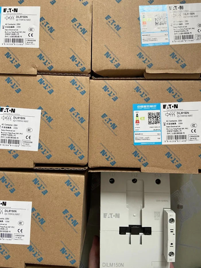 오리지널 Eaton DILM150N 220V50/60HZ 접촉기