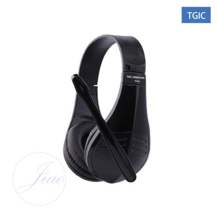 [지아오협력사]RU TGIC 게이밍 헤드셋 (TGH-DJ1) (블랙) 유선헤드셋 유선헤드폰