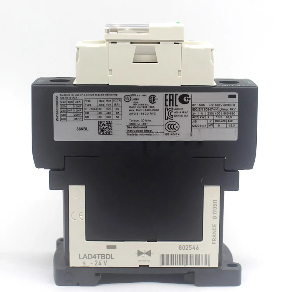 슈나이더 접촉기 LC1D386BL24V DC