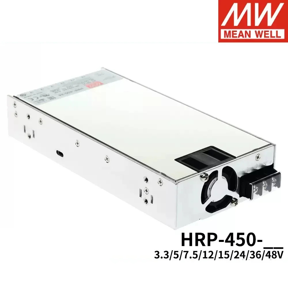 MEAN WELL HRP-450 HRP-450-24 24V 18.8A 450W 단일 출력PFC 기능 스위칭 전원공급장치 포함