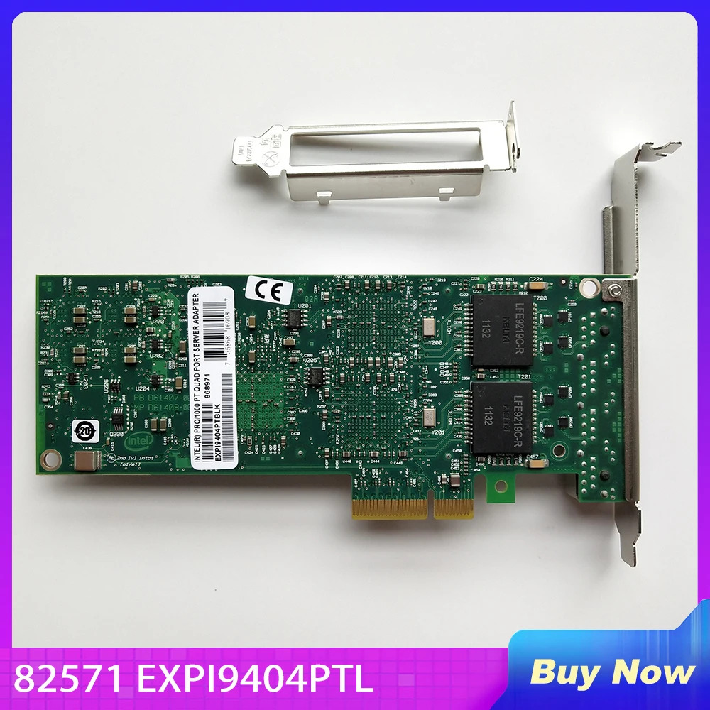 EXPI9404PTLBLK 기가비트 4 포트 네트워크 카드 82571 EXPI9404PTL용