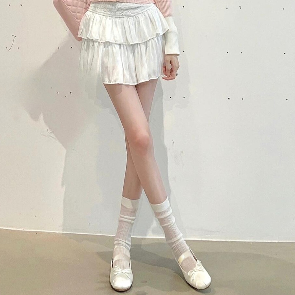 여성 여름 구두 플랫슈즈 발등스트랩 발레리나 살구색 은은한광택 리본장식 라운드토 데일리슈즈 - 상세 이미지 2