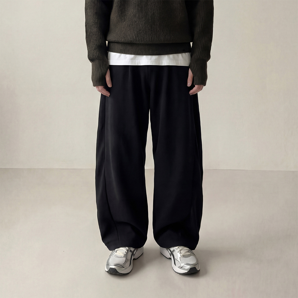 1+1 스웻팬츠 커브드팬츠 남자골덴바지 - 상품 이미지