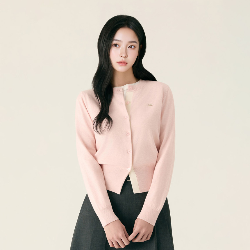 [네이버단독][N배송] 로엠 올데이가디건 라운드넥 긴팔 가디건 RMCKG23R99