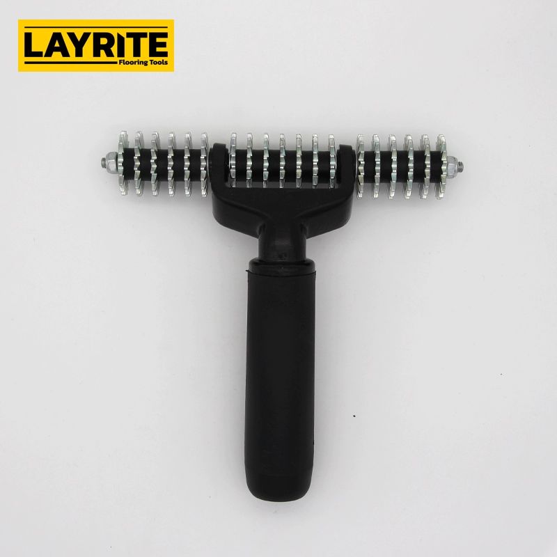 카펫 톱니 롤러 패치 평탄화 스크레이퍼 바닥 워크 벽 솔기 공구 잔디 누름기 손잡이 시공 - 상세 이미지 3